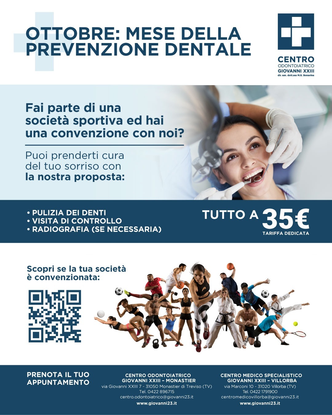 OTTOBRE: MESE DELLA PREVENZIONE DENTALE